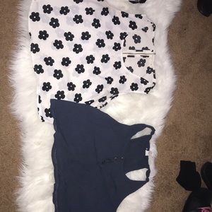 Bundle of 2 shirts. Both crop tops size M/L